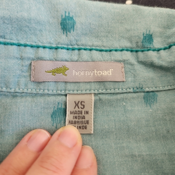 Horny Toad Toad&Co Roxann Button Down Printed Shirt XS - Picture 2 of 8